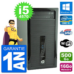 PC Tour HP ProDesk 400 G1 Intel i5-4570 RAM 16Go Disque 500Go Windows 10 Wifi · Occasion 