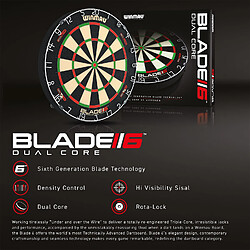 Winmau Cible de fléchettes Blade 6 Dual Core pas cher