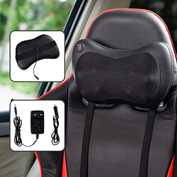 Coussin de Massage Shiatsu Masseur avec Infrarouge en Têtes 3D Convient pour le Bureau de la Voiture à Domicile