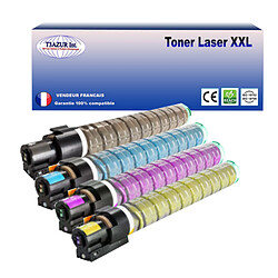 Lot de 4 Toners compatibles avec Ricoh IMC2000, IMC2000A, IMC2500, IMC2500A - T3AZUR