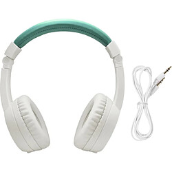 Timi TMH-01 Casque Audio Filaire Stéréo Limitation Du Volume Plastique Blanc 