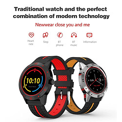 Avis Wewoo Montre connectée jaune Smartwatch 1.3 pouces TFT écran MTK2502C Bluetooth4.0, bracelet de en silicone, moniteur de fréquence cardiaque de et podomètre de sommeil rappel sédentaire