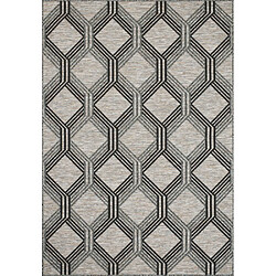 Jardindeco Tapis intérieur extérieur gris Morelia 1686 120 x 160 cm.