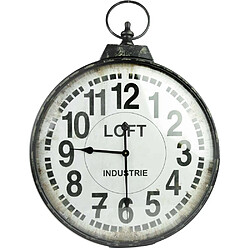 Antic Line Creations Horloge industrielle Loft.