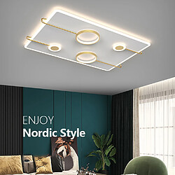 Acheter Universal Plafond nordique ambiance salon lumière chambre chambre principale carré LED lumière minimaliste