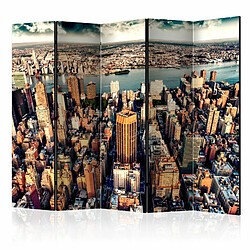 Paris Prix Paravent 5 Volets Bird's Eye View of New York 172x225cm 