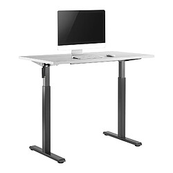 Acheter Helloshop26 Bureau assis-debout (piètement) 70 kg noir 14_0005952