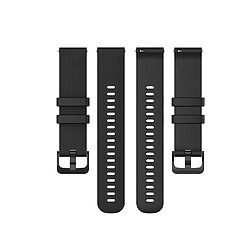 Avis Wewoo Bracelet pour montre connectée de remplacement Smartwatch en silicone Garmintaille 18 mm universel noir