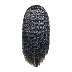 Dames 25 "longue Perruque De Cheveux Bouclés Pour Les Femmes Noires Mode Cosplay Filet Noir