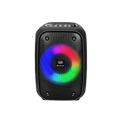 Trevi XF 150 KB Haut-Parleur amplifié 15 W avec karaoké, MP3, USB, Micro SD, Bluetooth, Fonction TWS, Microphone Dynamique, Batterie Rechargeable