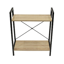 Avis The Home Deco Factory Etagère design industriel Home - L. 63 x H. 70 cm - Noir