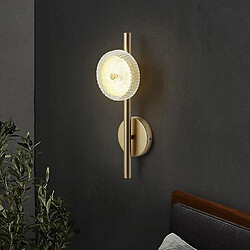 Avis Universal Lampe murale en verre doré nordique salon chambre couloir couloir fond mur décoration lampe murale cuisine éclairage pinces