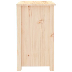 Avis vidaXL Table de chevet 50x35x61,5 cm Bois de pin massif