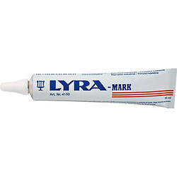 Tube marqueur à peinture - Coloris : Blanc - Contenance : 50 mL - LYRA