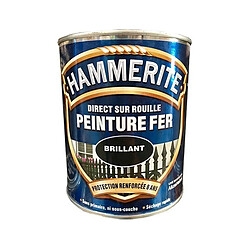 HAMMERITE Peinture Fer Direct sur Rouille Blanc Brillant 