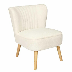 Paris Prix Fauteuil Scandinave Design Erika 72cm Blanc 