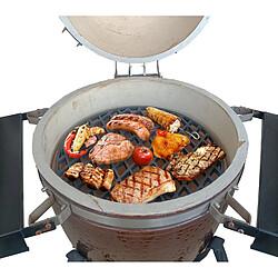 Grille en Fonte d'un diamètre de 46,5 cm pour Kamado (comme Big Green Egg, Kamado Joe Classic etc) pas cher