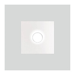 Luminaire Center Plafonnier SQUARE blanc 1 ampoule