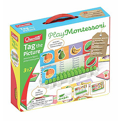 Quercetti-Quercetti-0613 Play Montessori Tag The Picture, 0613, Multicolore pas cher