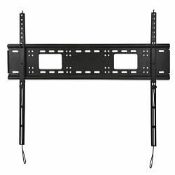 Flat Screen Wall Mount Black Screens up to 130kg and fixing patterns up to 1100mm x 730mm