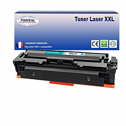 T3AZUR - Toner compatible avec Canon 046H pour Canon LBP-653Cdw, LBP-654Cx Cyan - 5 000p