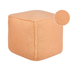 Beliani Pouf orange ALIPUR 