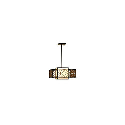 Feiss Chandelier Remy 1x100W Bronze foncé et Or