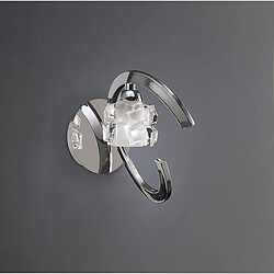 Luminaire Center Applique murale Ice 1 Ampoule G9 chrome poli