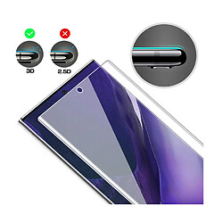 Avis Htdmobiles Verre trempe pour Samsung Galaxy Note 20 Ultra - [Lot de 2] film de protection incurve integral - TRANSPARENT