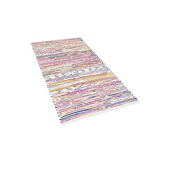 Beliani Tapis en coton multicolore 80 x 150 cm BARTIN 