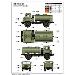 Trumpeter Maquette Camion Russian Gaz-66 Oil Truck