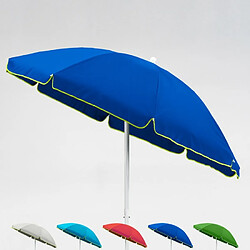 Beachline Parasol de plage 2 mètre pour mer et jardin Capri, Couleur: Bleu