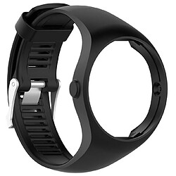 Wewoo Bracelet pour montre connectée Dragonne Sport en silicone POLAR M200 Noir