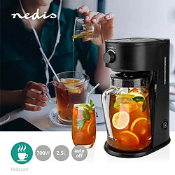 NEDIS Machine à Café et à Thé Glacés Filtre à café 2.5 l 6 Tasses Noir Anti-goutte