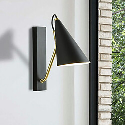 Universal Lampe murale de lit 12 cm sable noir cuivre