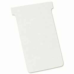 Nobo - Lot de 100 Fiches T Indice 3 sous Blister, (Blanc)