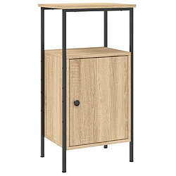 Maison Chic Lot de 2 Tables de chevet - Tables de Nuit chêne sonoma 41x31x80 cm bois ingénierie pas cher