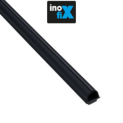 Inofix - Lot de 4 gaines adhésives Cablefix 8 x 7 mm noir