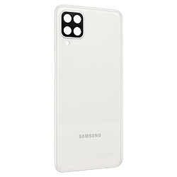 Cache Batterie Samsung Galaxy A12 Façade Arrière Originale Samsung Blanc 