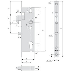 Serrure pour portail Stremler