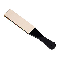 Affûteur Double Face en Cuir Véritable à Affûter Rasoir Droit - Aiguiseur Efficace à Aiguiser les Couteau de Cuisine et les Outils Tranchants - Sharpening Strop