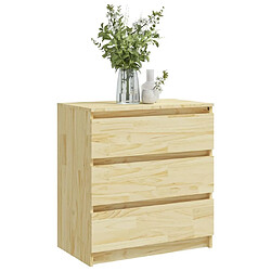 Avis Maison Chic Table de chevet, Table de Nuit, Meuble de Rangement 60x36x64 cm Bois de pin massif