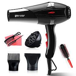 Universal Sèche-cheveux 240V Professionnel 3200W Puissance Puissante Coiffeur Salon Outils de Styling Sèche-cheveux Chaud/Froid 2 Réglage de Vitesse |(Le noir)