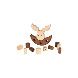 GOKI Moose 56692 Jeu d'équilibre Nature Marron