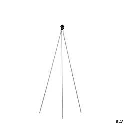 FENDA, lampadaire intérieur, trépied, blanc/chrome, E27, 40W max, sans abat-jour - SLV