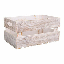 Acheter Boîtes de rangement Alexandra House Living CARGO Blanc Bois d'épicéa 24 x 19 x 38 cm 33 x 20 x 18 cm 28 x 15,5 x 17 cm 3 Pièces