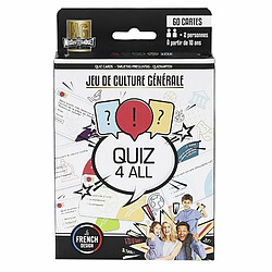 Paris Prix Jeu de 60 Cartes Quizz 8cm Multicolore