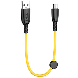 XO Câble USB vers Micro USB 6A Transfert De Données 480Mbps 25cm Jaune