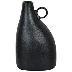 Beliani Aluminium Vase décoratif 36 cm Noir NARBADA
