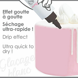 Scrapcooking Glaçage goût chocolat 130 g - blanc pas cher